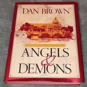 Deluxe Illustrated Large Book Dan Brown Angels and Demons Bestseller Collectible